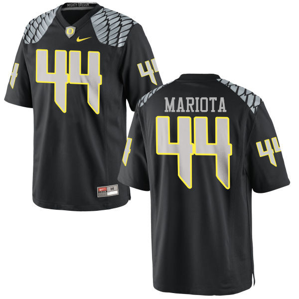 Men #44 Matt Mariota Oregon Ducks College Football Jerseys-Black - Click Image to Close